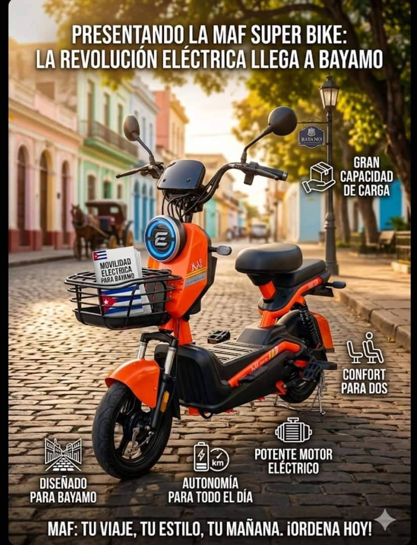 Bicicleta Eléctrica MAF's foto | Mercado Otzar |  BizneCubano